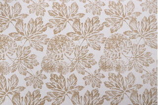 Stof France Granada Printed Drapery Fabric in Cognac