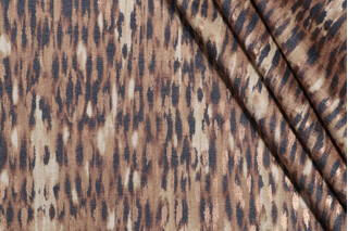 Kaufmann Tonga Printed Velvet Decorator Fabric in Ginger