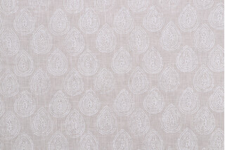 Kaufmann Rani Printed Drapery Fabric in Linen