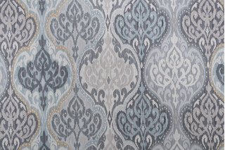 PK Lifestyles Lunar Sky Printed Cotton Twill Drapery Fabric in Birch