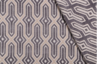 Kaufmann Vertex Woven Chenille Upholstery Fabric in Zinc