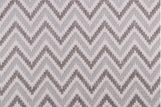 Kaufmann Acute Angle Woven Chenille Upholstery Fabric in Pewter