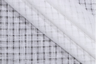 PK Lifestyles Vanessa Semi-Sheer Drapery Fabric in Snow