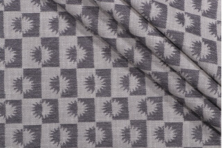 Elana Gabrielle Sunrise Woven Upholstery Fabric in Charcoal for PK Lifestyles