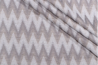 PK Lifestyles Chevron Chenille Woven Upholstery Fabric in Papyrus