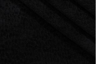 PK Lifestyles Pebblestone Performance Woven Chenille Upholstery Fabric in Black