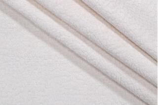 PK Lifestyles Pebblestone Performance Woven Chenille Upholstery Fabric in Vanilla