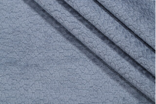 PK Lifestyles Pebblestone Performance Woven Chenille Upholstery Fabric in Bluebell