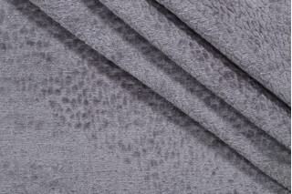 PK Lifestyles Pebblestone Performance Woven Chenille Upholstery Fabric in Steel