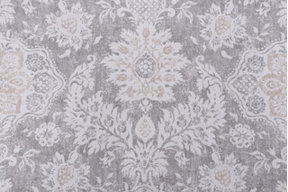 Magnolia Home Belmont Printed Cotton Drapery Fabric in Mist