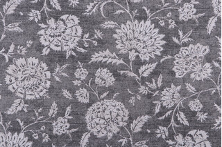 Magnolia Home Basanti Printed Cotton Drapery Fabric in Metal