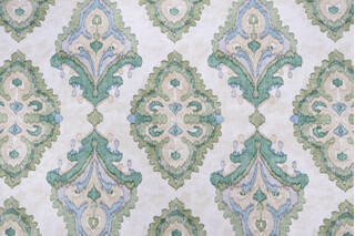 Magnolia Home Queen Printed Cotton Drapery Fabric in Bay