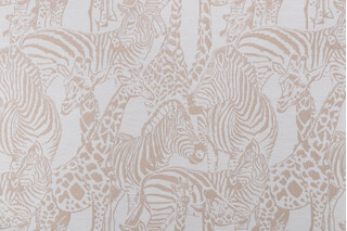 Golding Into The Wild Woven Decorator Fabric in Sand