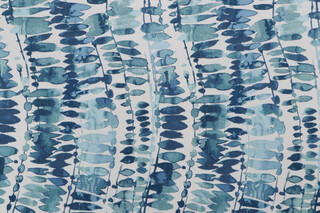 PK Lifestyles Watermark Printed Polyester Outdoor Fabric in Aquatic