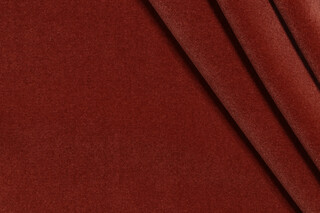 AbbeyShea Fancy Velvet Upholstery Fabric in 408-Russet