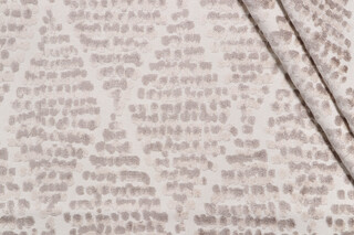 AbbeyShea Tiger Velvet Upholstery Fabric in 601-Stucco