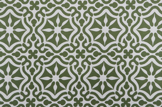 AbbeyShea Tilework Woven Polyester Outdoor Fabric in 208-Grass