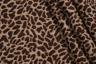 Brookton Woven Chenille Upholstery Fabric in Brown