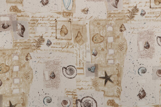 Baltica Printed Polyester Outdoor Fabric in Sandstone