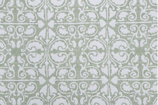 Kaufmann Palazzo Printed Drapery Fabric in Sage
