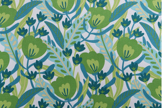 Richloom Fournett Printed Polyester Outdoor Fabric in Palm