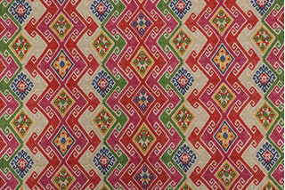 PK Lifestyles Kaumari Path Printed Cotton Drapery Fabric in Tamale