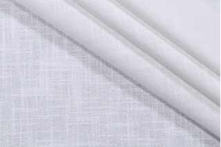 Bella Dura Home Firth Latex Backed High UV Polyester Indoor/Outdoor Fabric in Snow