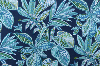 Richloom Crestwood Printed Polyester Outdoor Fabric in Marine