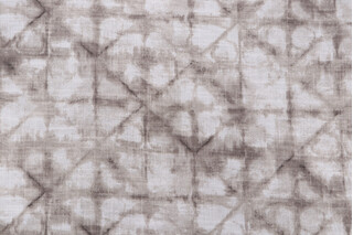 Covington Quartz Printed Cotton Drapery Fabric in Graphite