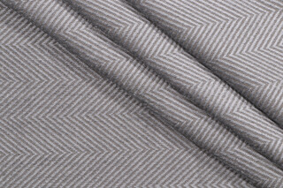 Anna French Hillside Herringbone W72922 Woven Chenille Upholstery Fabric in Flannel for Thibaut