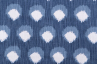 Premier Prints Casa-Slub Linen White Printed Drapery Fabric in Bermuda