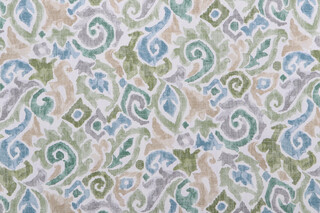 Magnolia Home Jester Printed Cotton Drapery Fabric in Bay