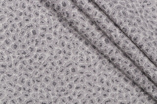 Golding Spots Woven Chenille Upholstery Fabric in Grey