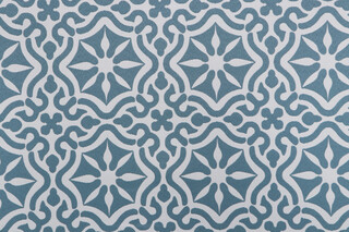 AbbeyShea Tilework Woven Polyester Outdoor Fabric in 306-Sky