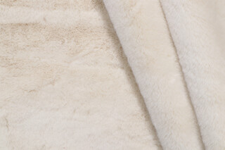 AbbeyShea Polarbear Faux-Fur Decorator Fabric in 601-Cream