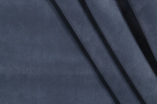 Scalamandre Georgia Suede Woven Upholstery Fabric in Cadet