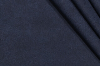 Solid Vinyl Upholstery Fabric in Navy