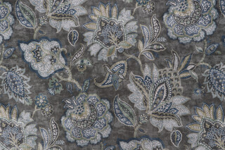 Covington Fornax Printed Velvet Upholstery Fabric in 914-Stratosphere