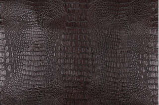 Snake Skin Vinyl Upholstery Fabric in Mocha