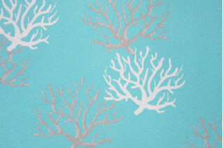 Premier Prints Isadella Printed Poly Outdoor Fabric in Ocean
