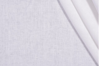 Ironman Woven Linen Decorator Fabric in White