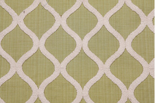 Farrah Embroidered Decorator Fabric Leaf