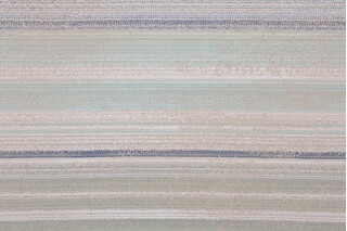 Sunbrella Stripe Woven Solution Dyed Acrylic Outdoor Fabric in Pool