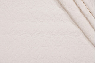 Haley Washed Matelasse Upholstery Fabric in Angora