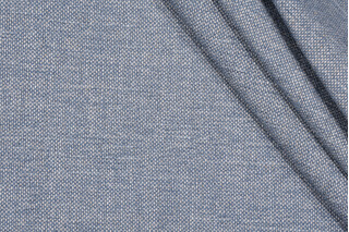 Edison Woven Upholstery Fabric in Slate Blue