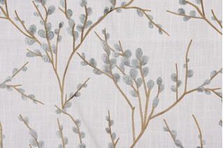 Swavelle/Mill Creek Belcastel Embroidered Drapery Fabric in Dragonfly