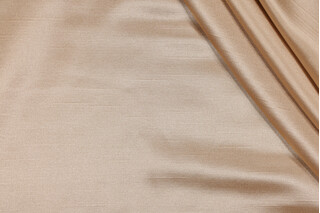 Strie Woven Drapery Fabric in Biscuit