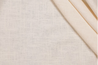 Wexford Linen Woven Decorator Fabric in Ecru