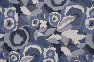 Robert Allen Kaffa Flora BK Backed Tapestry Upholstery Fabric in Indigo
