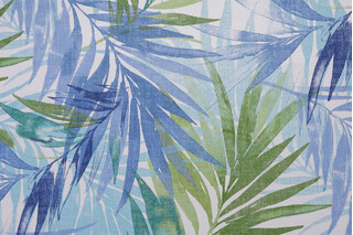 Richloom Calma Printed Polyester Outdoor Fabric in Pacific 